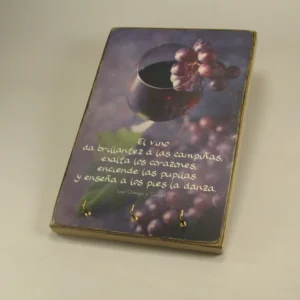 Colgador "Vino y brillantez"