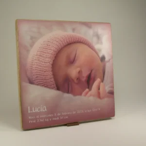 Tabla "Natalicio con foto"