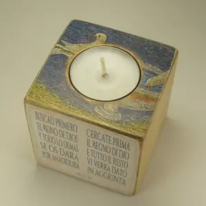 Portavelas "Pietre e Acqua"